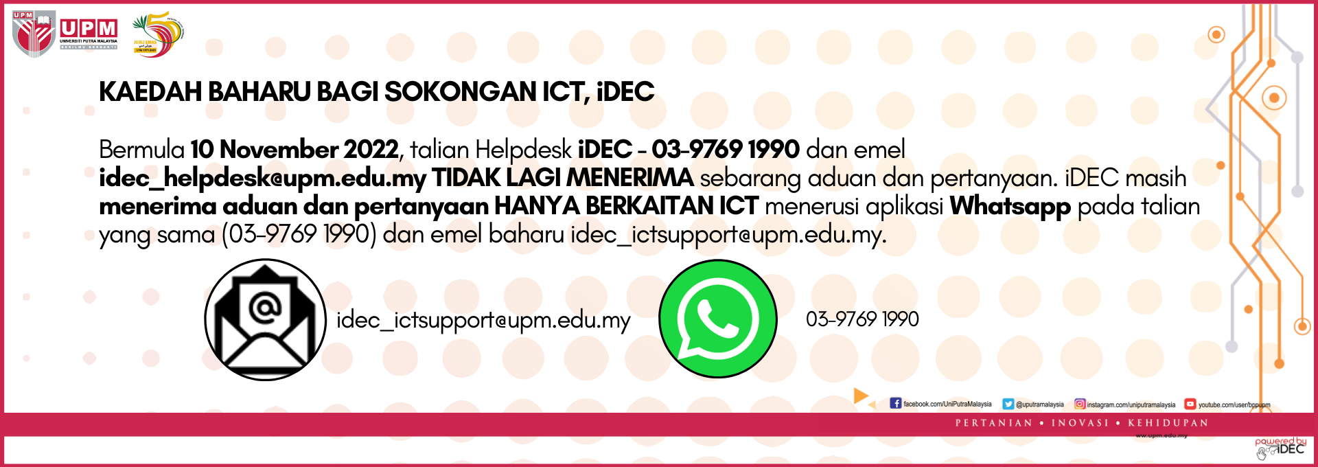 Sokongan ICT iDEC